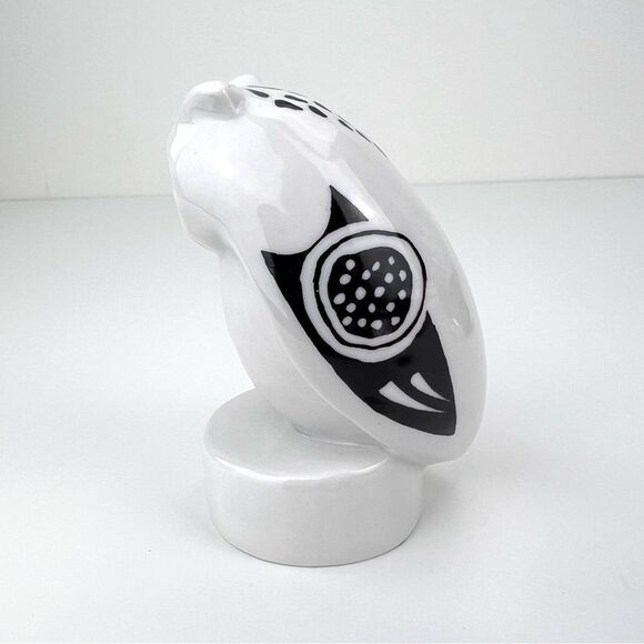 FEIN BAYREUTH SOPHIENTHAL  Modernistic Owl Figurine 1950s - Picture 4 of 9